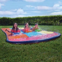 Slip 'N Slide Pista Deslizante Triple con 3 Tablas Hinchables, 4,8 M, Multicolor(m-2)