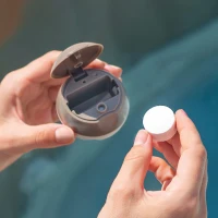 Dispensador Químico INTEX Flotante para Spa, 6x6x6 Cm, Crema(m-1)
