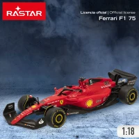 Coche Teledirigido Ferrari Escala 1:18, 38x16,5x14,5 Cm, Rojo(m-2)