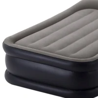 Colchón Hinchable Individual INTEX Fiber-Tech Dura-Beam Plus, 99x191x42 Cm, Azul Marino(m-6)
