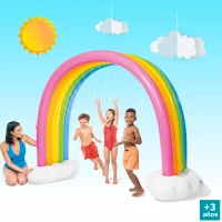 Arcoíris Hinchable con Aspersor de Agua, 300x109x180 Cm, Multicolor(m-5)