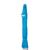 Sombrilla Playa Antiviento 8 Varillas, Ø220 Cm, Mástil Regulable 28/32 Mm, Azul(m-7)