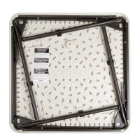 Mesa Plegable Infantil Lifetime Cuadrada, 61x61x53,5 Cm, Crema(m-2)