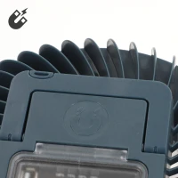 Lámpara LED Portátil 3 en 1 Recargable con Ventilador y Batería Externa, 17x6x17 Cm, Blanco(m-6)