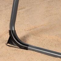 Tumbona Plegable Multiposición XL con Parasol y Cojín, 193x67x48 Cm, Gris(m-8)
