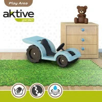 Suelo Protector Puzle Aktive 8 Piezas, 50x50x0,4 Cm, Verde(m-3)