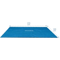 Cobertor Solar INTEX con Agujeros de Drenaje, 400x200 Cm, Azul(m-4)