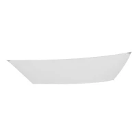 Toldo Vela Rectangular Poliéster 160 G/m² UV50, 300x400x0 Cm, Blanco(m-1)