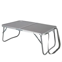 Mesa Plegable Camping Portátil, 60x40x25 Cm, Antracita(m-1)