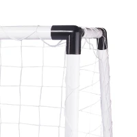 Portería de Fútbol Infantil Plegable con Balón y Bomba, 190x90x132 Cm, Blanco(m-5)