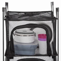 Organizador Armario Colgante Plegable 3 Niveles, 40x4x40 Cm, Gris(m-6)