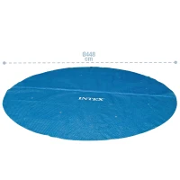 Cobertor Solar Intex para Piscina 448 Cm, Reduce Evaporación Hasta 95%, Azul(m-4)