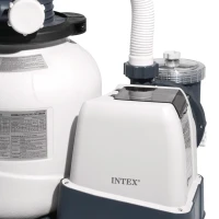 Depuradora de Arena INTEX Krystal Clear, 7.900 L/h, 0,30 HP, 61x41x57 Cm, Gris(m-3)