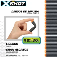 Pistola Dardos X-Shot Lock Blaster Bloqueo QR Cañón 8 Dardos, 60x6,5x29 Cm, Multicolor(m-6)