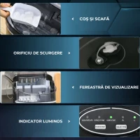 HOMCOM Aparat de Facut Gheata, 12 kg in 24 ore, 9 Cuburi(m-5)