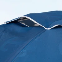 Sombrilla de Playa Antiviento 8 Varillas, 220 Cm, Azul(m-6)