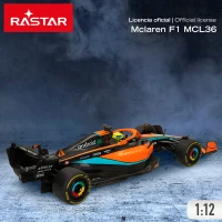 Coche Teledirigido McLaren MCL36 Escala 1:12 con Licencia Oficial, 53x22,5x17 Cm, Naranja(m-3)