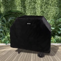 Funda para Barbacoa Impermeable, 142x60x120 Cm, Negro(m-2)