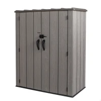 Armario Exterior Ultrarresistente Lifetime, 143x74x174 Cm, Marrón(m-1)