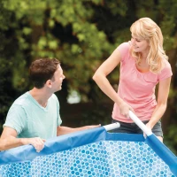 Piscina Tubular Estructura Metálica, Ø244x51 Cm, Azul(m-6)