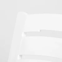 Silla de Playa Plegable Baja de Plástico, 34x50x65 Cm, Blanco(m-3)