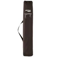 Mesa Plegable Camping Aluminio Antideslizante Desmontable, 20x14x107 Cm, Plateado(m-8)