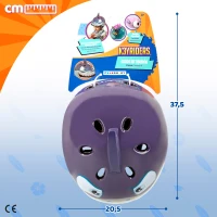 Casco Infantil 3D Tiburón K3YRIDERS, 21x24,5x20 Cm, Azul(m-7)