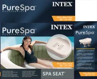 Asiento Spa Regulable en 2 Alturas y Antideslizante, 47x36x22 Cm, Crema(m-8)