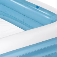 Piscina Hinchable Rectangular Intex 3 Cámaras, 305x183x56 Cm, Azul Turquesa(m-3)