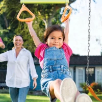 Columpio Infantil INTEX con Balancín Biplaza y Trapecio, 467x254x211 Cm, Multicolor(m-3)