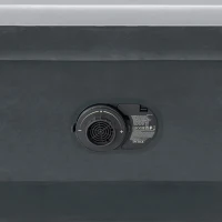 Colchón Hinchable Individual Dura-Beam Deluxe con Hinchador Eléctrico, 99x191x46 Cm, Gris(m-3)