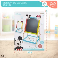 Pizarra Infantil Disney 2 en 1 de Madera, 37,5x65x5 Cm, Multicolor(m-7)