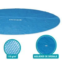 Cobertor Solar 206 Cm para Piscinas 244 Cm, Azul(m-4)