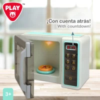 Microondas de Juguete Play con Luz y Sonido, 24x11x17 Cm, Multicolor(m-5)
