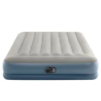 Colchón Hinchable Intex Pillow Rest Mid-Rise Fiber-Tech, 152x203x30 Cm, Gris(m-5)