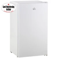 HOMCOM Freestanding 91 Litre Under Counter Fridge with Chiller Box, Reversible Door, Adjustable Temperature, 47.5cm Wide, Noise Level: Decibels 40, White(m-22)