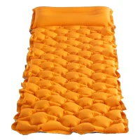 Esterilla Hinchable TPU con Almohada Integrada, 71x191x11 Cm, Azul(m-1)