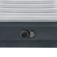 Colchón Hinchable Intex Dura-Beam Deluxe Comfort-Plush con Bomba Integrada, 99x191x33 Cm, Gris(m-3)