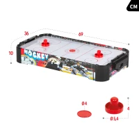 Air Hockey de Mesa Eléctrico CB Games, 69x36x10 Cm, Multicolor(m-4)