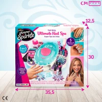 Spa de Uñas 5 en 1 Shimmer 'N Sparkle, 35,5x12,5x30 Cm, Multicolor(m-8)