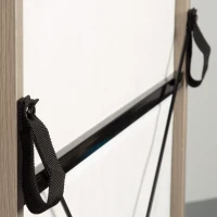 Cómoda Max Home 6 Cajones de Tela Plegables, 114x30x70 Cm, Blanco y Madera(m-6)