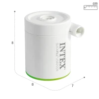 Mini Hinchador Eléctrico QuickFill 200 USB, 8x7x8 Cm, Negro(m-4)