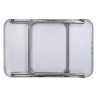 Mesa Plegable Baja Aktive Camping, 60x40x40 Cm, Blanco(m-5)