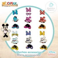 Juego Magnético de Madera Woomax Disney, 34x3x28 Cm, Multicolor(m-3)