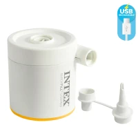 Colchón Hinchable 1 Plaza TruAire Fiber-Tech con Hinchador USB, 99x191x22 Cm, Gris(m-3)