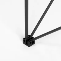 Mesa Plegable Camping Aktive Desmontable Antivuelco Aluminio, 15x12x70 Cm, Negra(m-7)