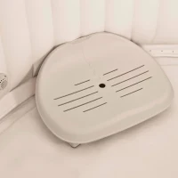 Asiento Spa Regulable en 2 Alturas y Antideslizante, 47x36x22 Cm, Crema(m-3)