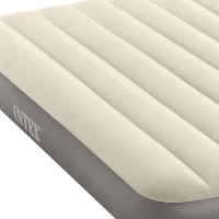 Colchón Hinchable Dura-Beam con Tecnología Fiber-Tech, 137x191x25 Cm, Crema(m-6)
