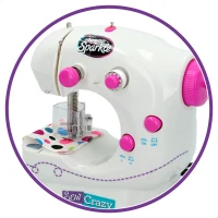 Máquina de Coser Infantil con Luz y Sonido, 36x13x25,5 Cm, Rosa(m-4)