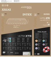 Piscina Desmontable Ultra XTR Frame Intex con Depuradora de Arena, 975x488x132 Cm, Gris Oscuro(m-10)